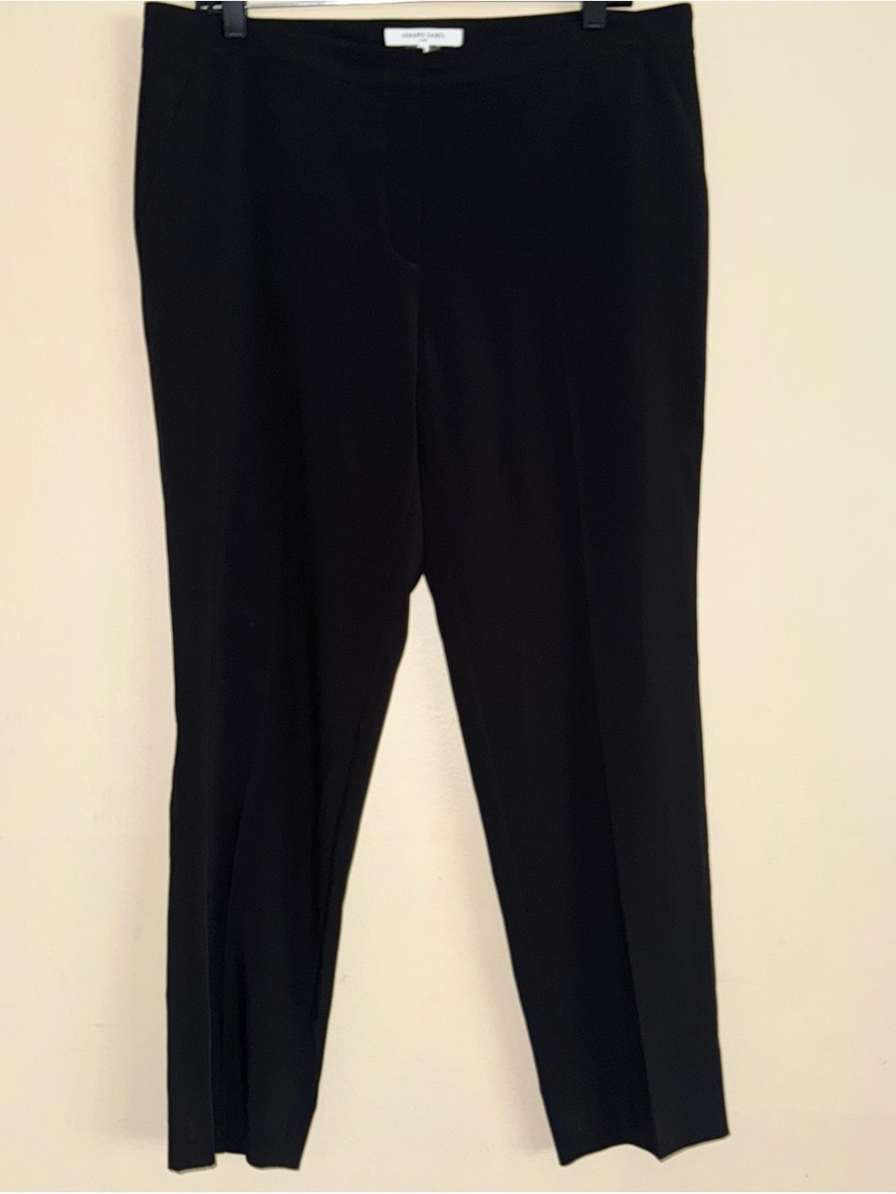 Gerard Darel Paris Black Classic Trouser Style Pants Size 44